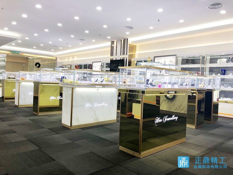出口马来西亚·Hei Jewellry珠宝展示柜